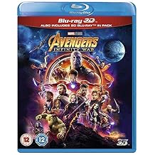 Marvels Avengers Infinity War 3D Blu-ray + Blu-ray