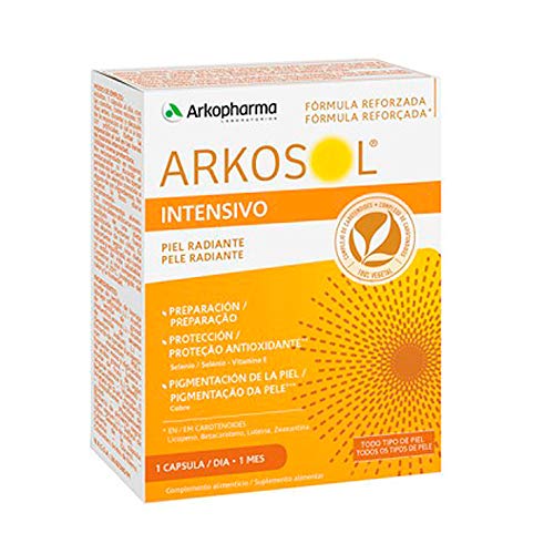 Arkkopharma Triplo Arkosol Intensivo Piel Radiante, 3X30Cápsulas