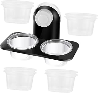 UKCOCO 1 Conjunto Tigela De Água Para Répteis Prato De Réptil Reptivite Tigela De Comida De Réptil Prato De Comida De Réptil Alimentador De Lagarto Alimentador De Réptil De Sucção