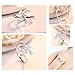 lauhonmin 3pcs S925 Sterling Silver Open Rings Set Finger Ring Joint Ring Toe Ring Beach Jewelry Gifts for Women Adjustable (Style A)