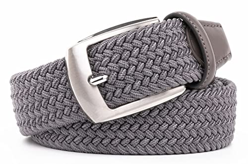 Image of Fabio Valenti Canvas Elastic Fabric Woven Stretch Braided Belts for Men Women Junior with Multicolored /Full Sizes