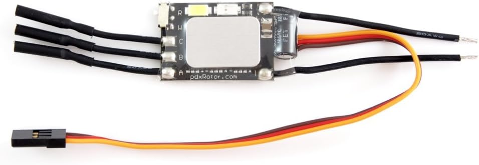 Portland Rotorworks ledESC - 20A ESC with Integrated Ultra-Bright Orientation LEDs (SimonK)