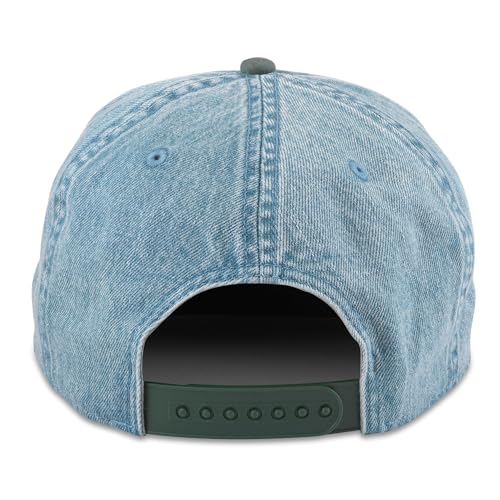 Image of AMERICAN NEEDLE Miller High Life Beer Patch Unisex Adjustable Snapback Baseball Hat