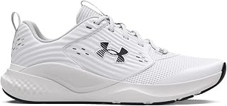 UA W Charged Commit TR 4 Zapatillas de deporte para mujer, ligeras zapatillas transpirables, color blanco/neblina distante/negro