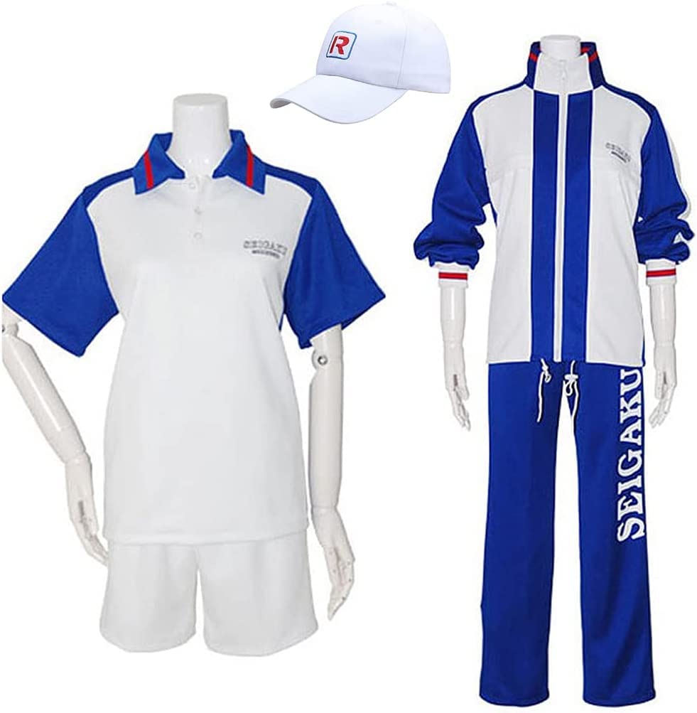 テニスの王子様 テニプリ コスプレ 越前リョーマ 青学 ジャージ 衣装 ウィッグ 青春学園中等部 青学ジャージ 長袖 越前リョーマ 手塚国光 大石秀一郎