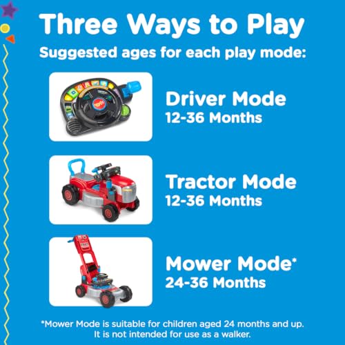 VTech Get Growing Tractor and Mower Ride-On - image 4