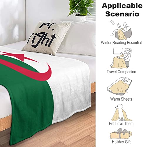 Couverture lit flanelle Algérie plaid chaud pour soirées canapé - 8