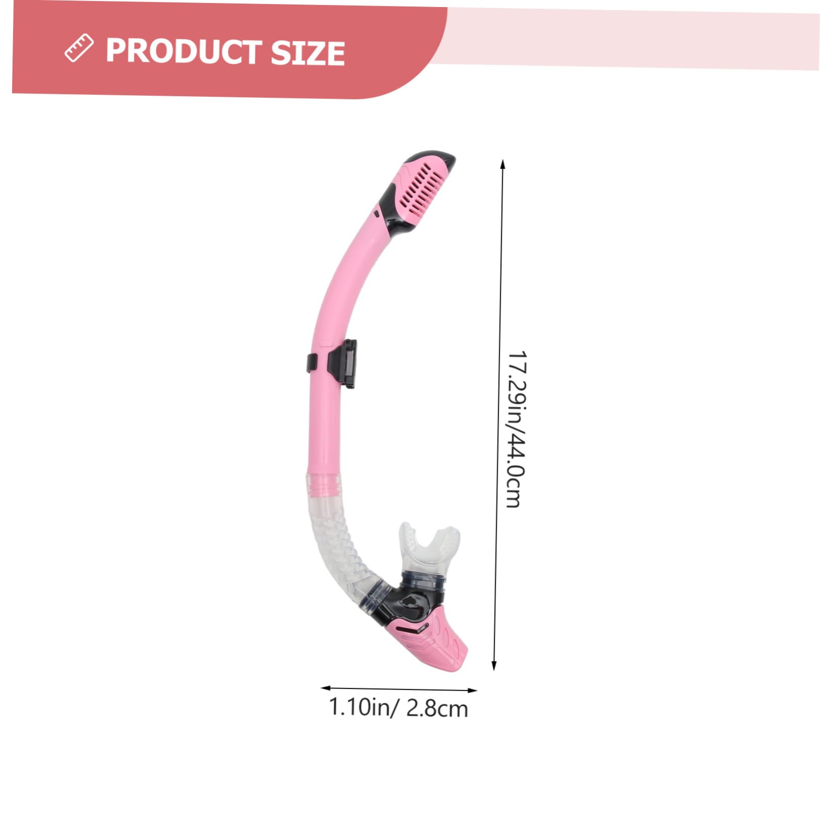 WHAMVOX Scuba Diving Breathing Tube Adult Snorkel Gear Snorkeling Equipment Soft Silicone Design Snorkeling Accessory