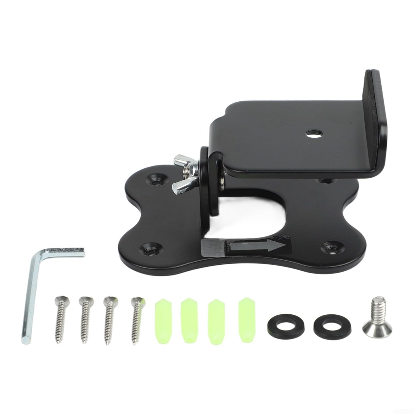 Per robusto supporto da parete in metallo da 3 mm, nero forte per robusto | Su misura per Samsung HW-Q990F, nero per ottico, facile montaggio, set di viti incluso, design robusto
