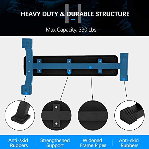 Flat Weight Bench, Doufit WB-02 Heavy Duty Exercise Bench for Home Gym, Dumbbell Workout Bench for Weight Training