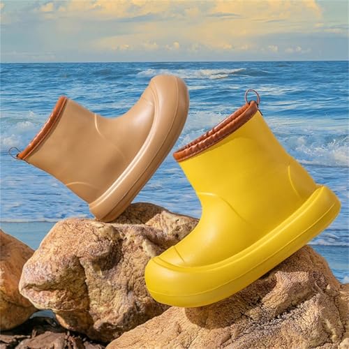 Toddler Baby Rain Boots Easy-on Soft Sole Anti Slip Lightweight Water-proof Garden Shoes Outer Snow Boots Toddler Girl3