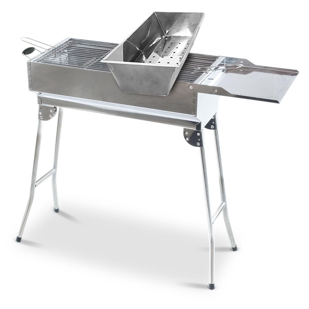 Grillset XXL, Grillmaster Spießdreher + Motor + Powerbank + Mangal + 11 Spieße