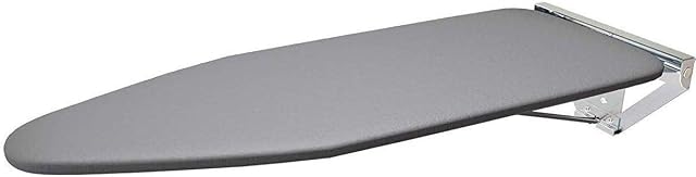 uyoyous Ironing Board Wall Mounted Ironing Board Foldable Iron Board with Heat Resistant Cover for Space Saving, L1070 mm x W300 mm x H35 mm
