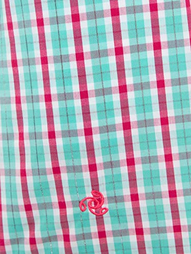 Image of Jockey RX15 Women's Super Combed Cotton Woven Relaxed Fit Checkered Shorts with Side Pockets (Prints & Checks May Vary)