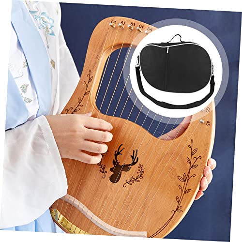 ifundom Lyre Harp Storage Carry Bag Lightweight Lyre Case for 19/16 String Harp Padded Lure Bag for Travel School or