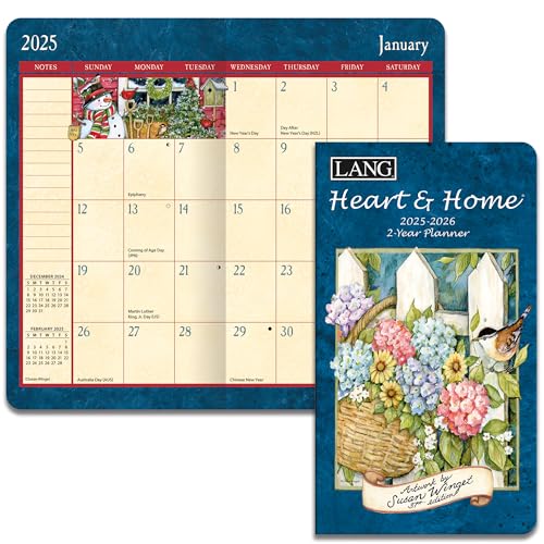 LANG Heart & Home® 2025 - Planificador de dos años (25991071072)