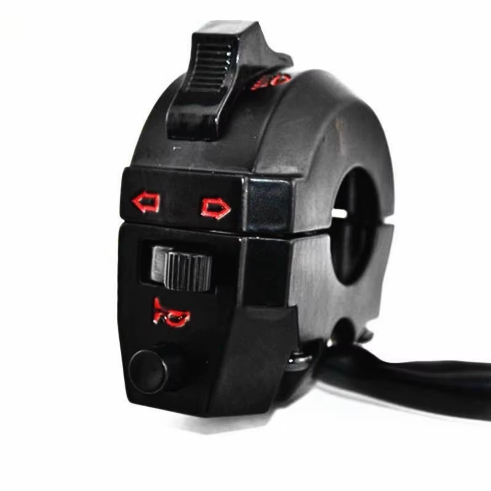 Controllo Manubrio Moto 7/8 "22MM Per Interruttore Clacson Indicatore Di Direzione Universale Interruttore per manubrio