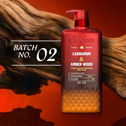 Old Spice Body Wash for Men, Cardamom & Amber Wood Scent, 20 fl oz - image 7