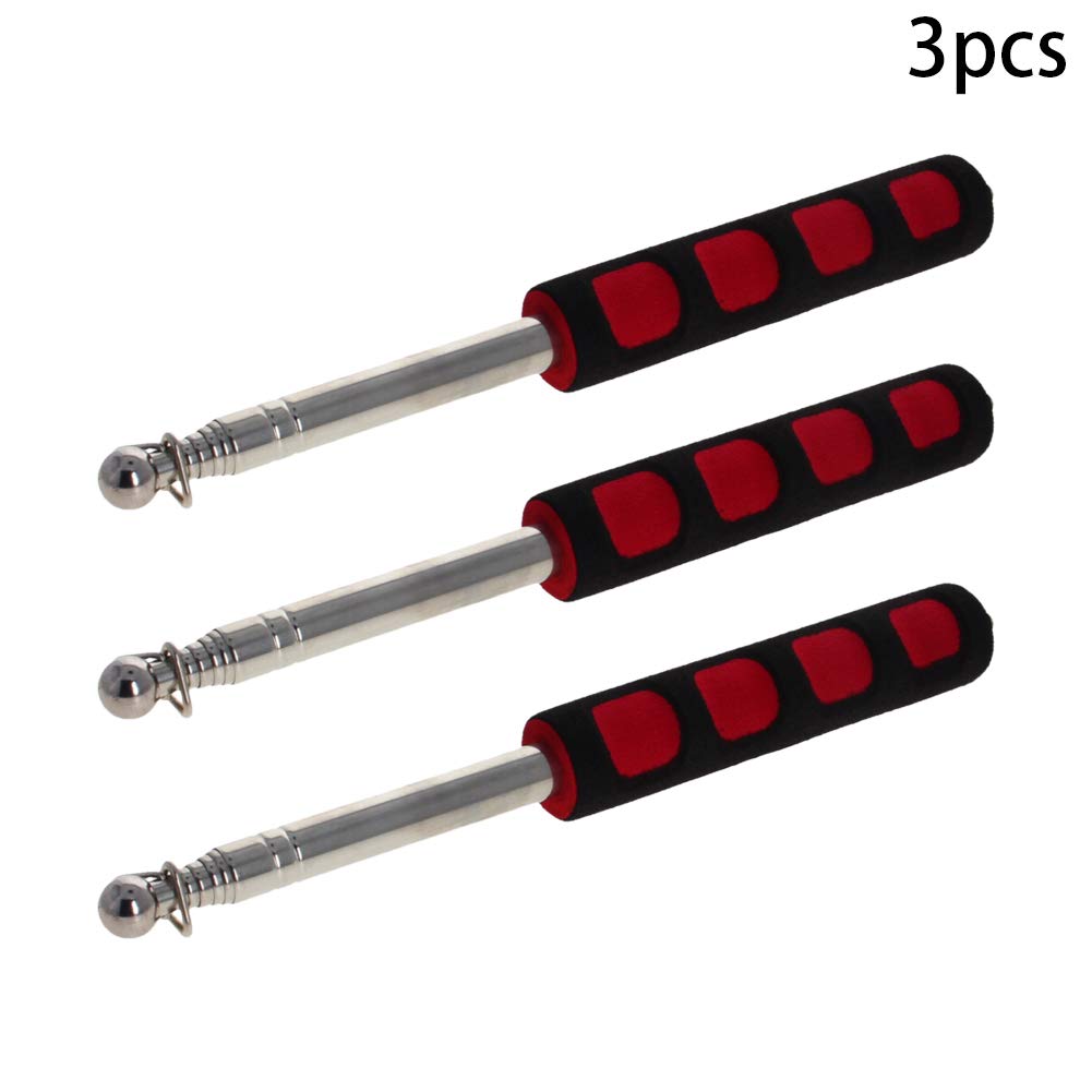 5 Pointeurs Télescopiques Pour Enseignants - Extensible 68cm - Forme Doigt Rigolo