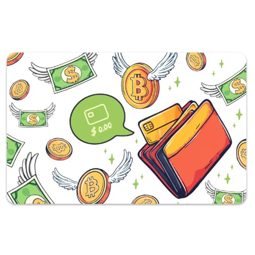 Peacoblue 4 Stück Aufkleber für Bankkarten Kontostand ist 0 Benutzerdefinierter Skin Cover Schutz für Kredit Debitkarten,Wasserdicht Kratzfest Aufkleber für EBT-Transportschlüsselkarte Peacoblue 4 Stück Aufkleber für Bankkarten Kontostand ist 0 Benutzerdefinierter Skin Cover Schutz für Kredit Debitkarten,Wasserdicht Kratzfest Aufkleber für EBT-Transportschlüsselkarte