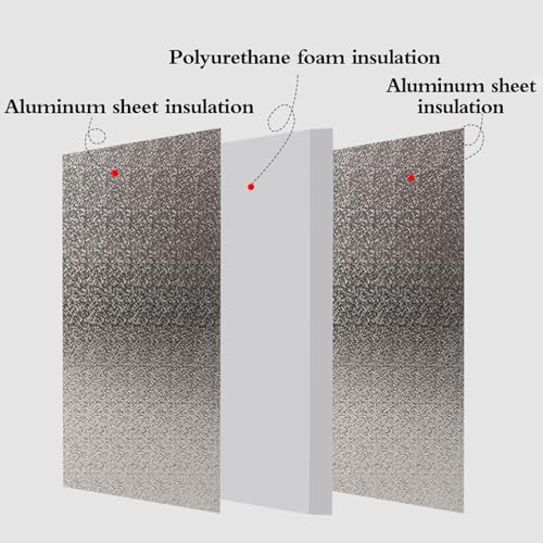 Panneau isolant thermique autocollant pour four et réfrigérateur de cuisine - 7