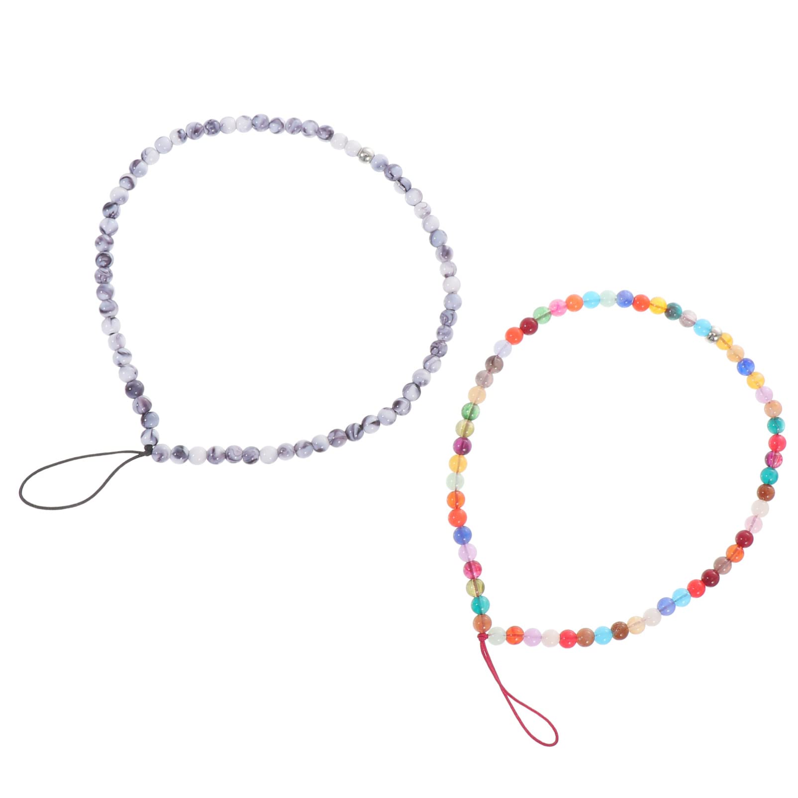 Landical Handgelenkschlaufe Für Handy - 2 Perlen-Armbänder Mit 3 Haltegurten, Anti-Verlust Für Damen & Herren
