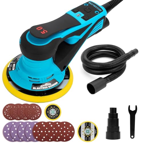 Autolock Levigatrice elettrica senza spazzole,con Platorello da 125/150mm,350W levigatrice...