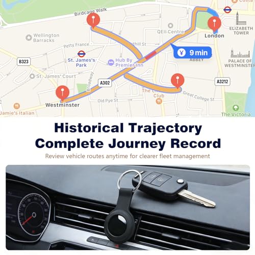 Image of GPS Tracker for Vehicles, No Subscription Location Tracking Device, No SIM Card Required, No Monthly Fee, Magnetic GPS Tracker for Car, Kids' Belongings, Pets, Elderly Items