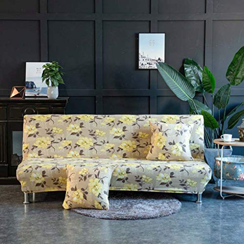 ソファカバー 肘なし 2人掛け 3人掛け ソファーベッドカバー ストレッチ素材 フィット感 ぴったり 新生活 ソファー保護カバー 縦横弾力 一体型 滑り止め 四季兼用 丸洗い 犬 猫 爪とぎ防止 傷防止 防塵 汚れ防止 花柄 195-225p