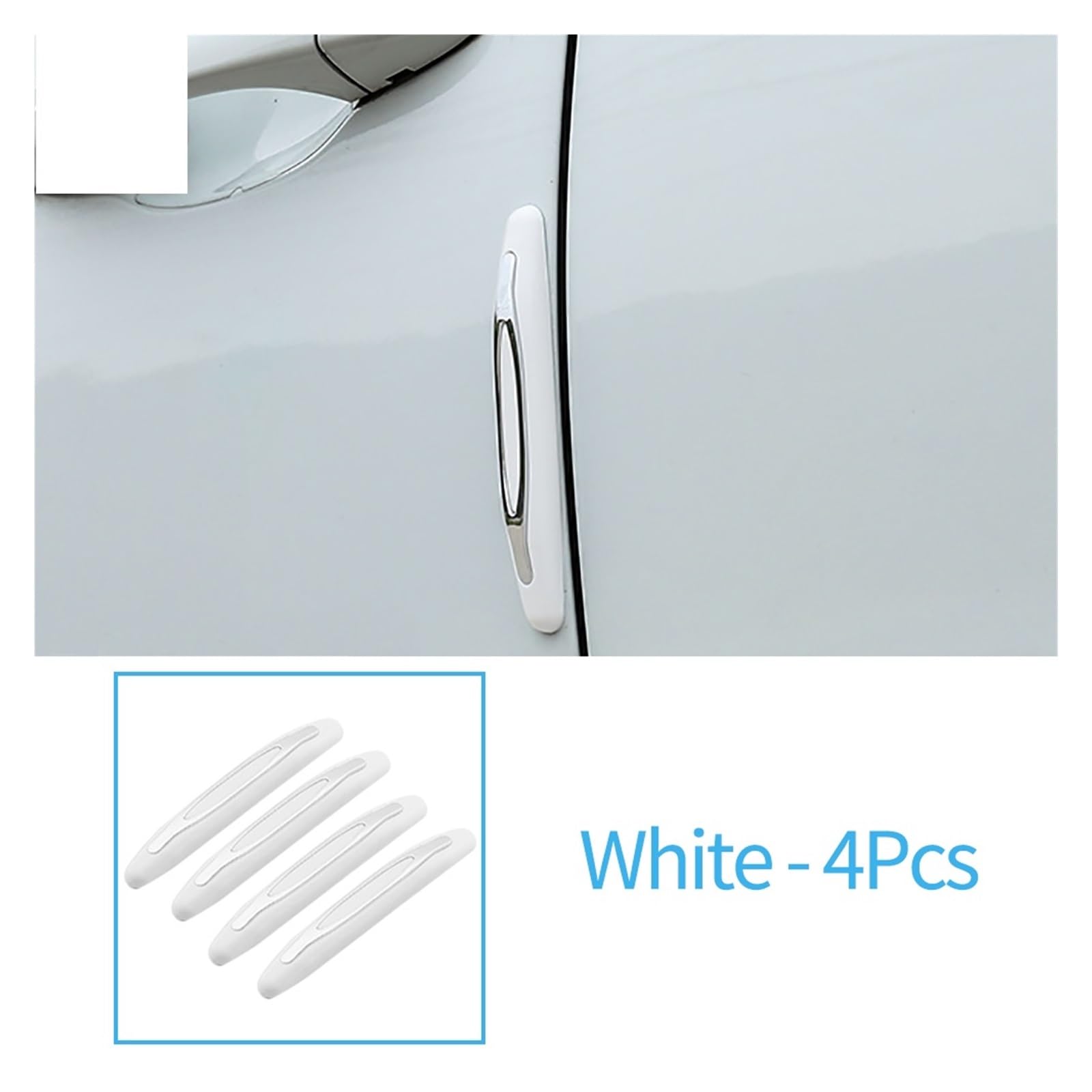 Strisce protettive e decorative per auto 4 pezzi/set protezione for portiera for auto striscia di protezione antigraffio adesivi for paraurti in gomma for auto protezione del bordo della porta automat