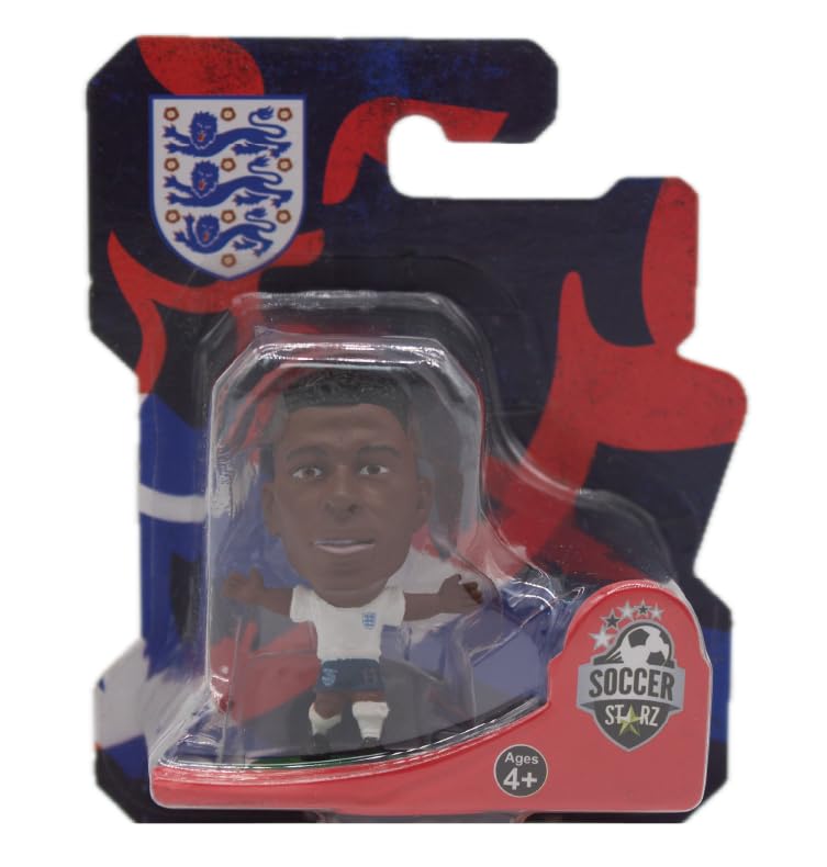 SoccerStarz – Statuetta Marcus Rashford – Inghilterra – Nuova Versione 2024 – Miniatura Da Collezione 5 Cm – Licenza Ufficiale - 2