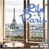 France | 2026 12 X 24 Inch (Hanging) Monthly Square Wall Calendar | Foil Stamped Cover