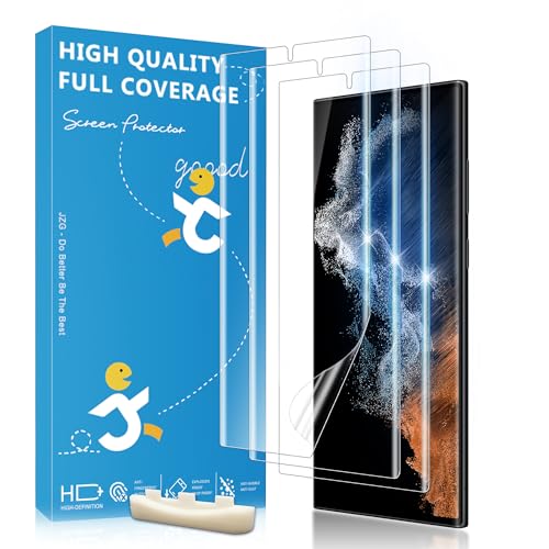 Protection écran Galaxy S22 Ultra lot de 3 films hydrogels compatibles empreinte digitale