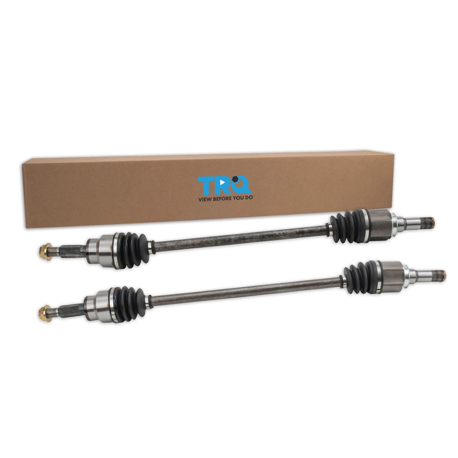 TRQ Rear Driver &amp; Passenger Side CV Axle Assembly Set