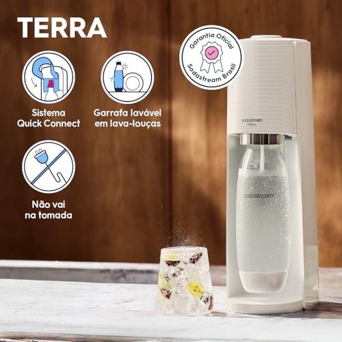 SodaStream Terra Sparkling Water Maker Machine, White 8