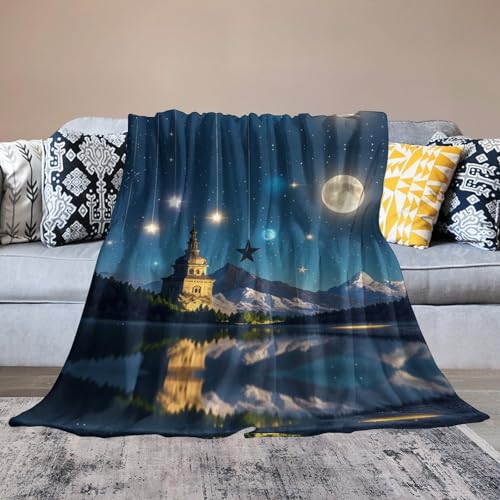 Couverture à suspendre flanelle douce lit canapé plaid toutes saisons