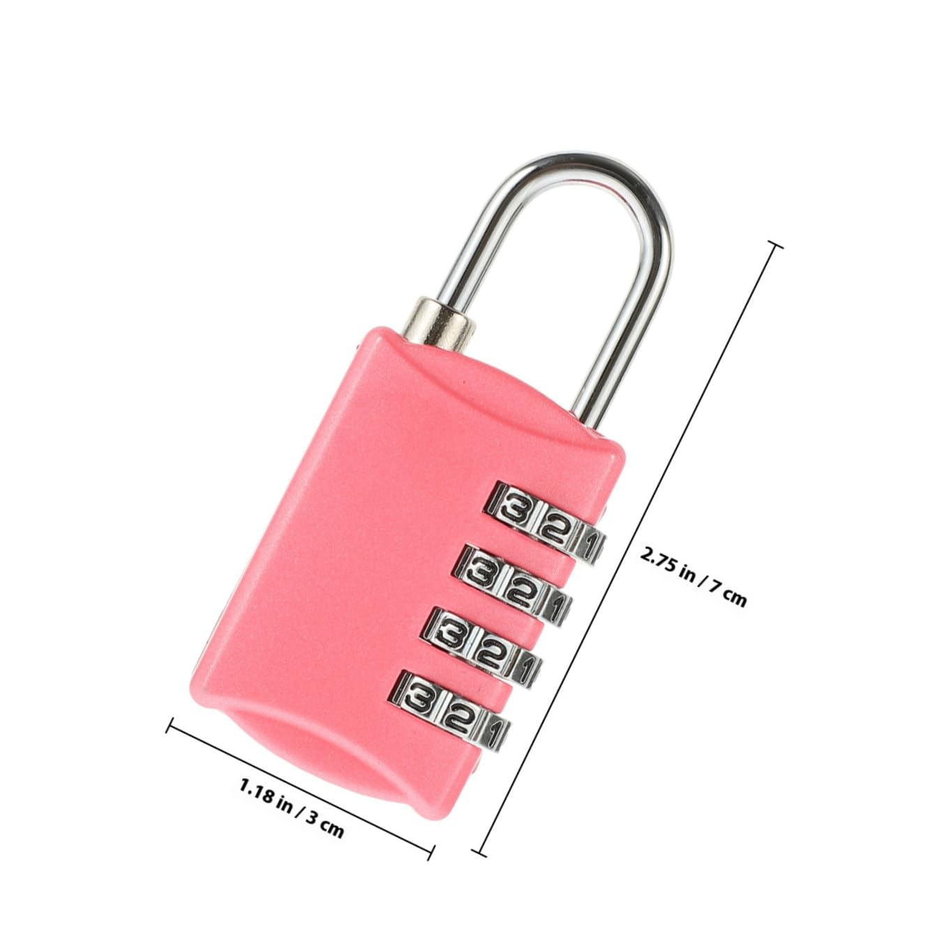 UKCOCO 3 Cerraduras De Combinación Con Contraseña Para Equipaje Compatibles Con Cerraduras De Seguridad Para Viajes.