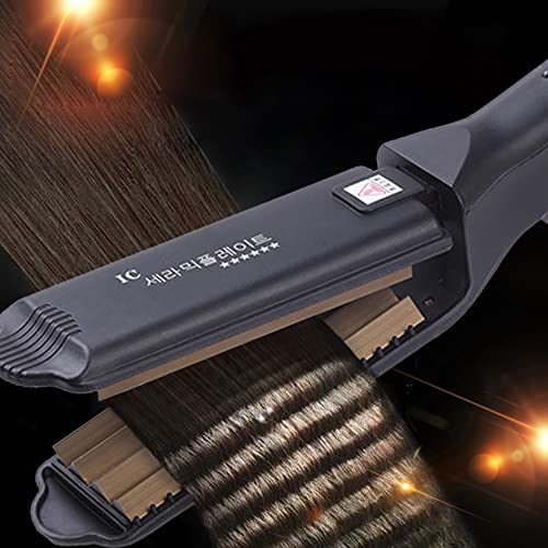 Plancha para cabello con placas de cerámica de titanio miniatura 2