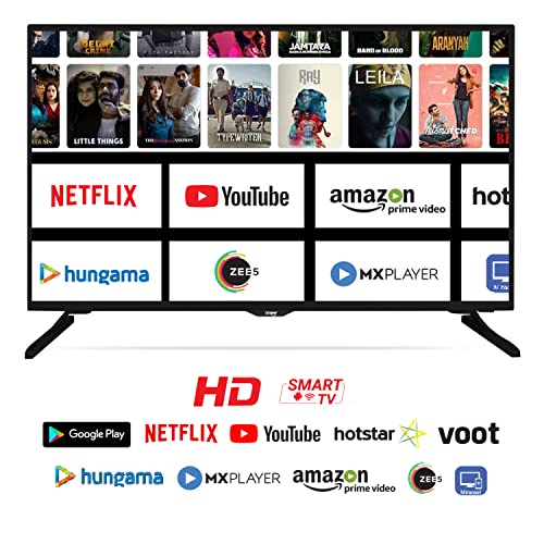 Image of imee 80cm (32 inch) Smart Android HD LED TV with SRS Surround Sound - BEE 4 Star Rated Energy Efficient (Premium, Black, 32 Smart)