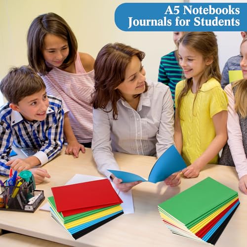 Image of Mimorou 100 Pcs A5 Journals Notebooks Bulk,Multicolor,Lined