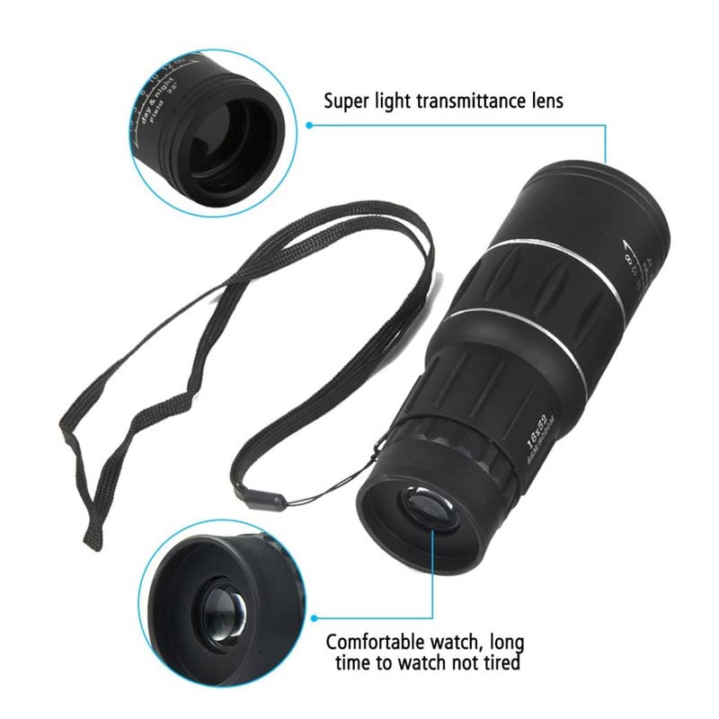 Image of Drumstone 16 X 52 Telescope Monocular Camera Lens Reflecting Telescope (Manual Tracking)