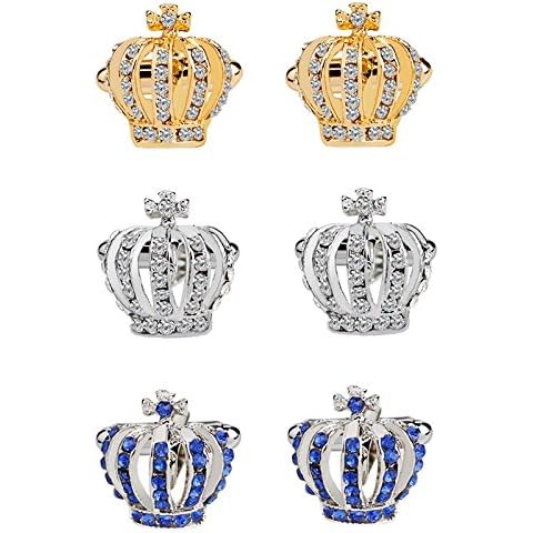 JUNGEN Gemelos de Corona de Moda para Hombres Cover