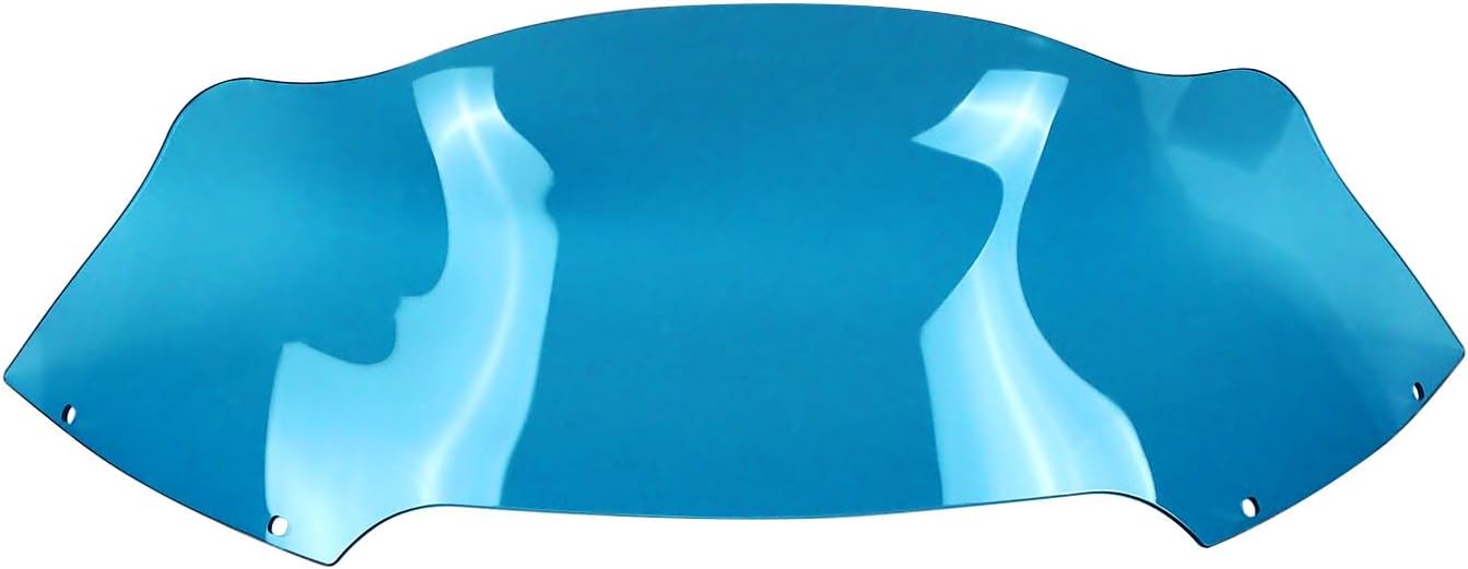 POWER JAMES 8 inch Acrylic Windshield, Compatible with Harley Davidson Road Glide FLTR 2015-2023, Clear (Lake Blue)