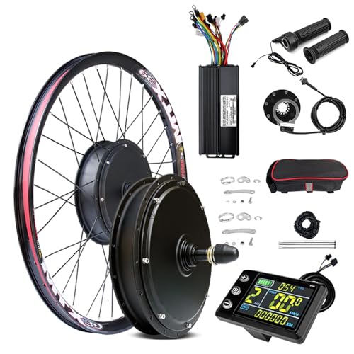 SNHMFUH Kit de conversión de bicicleta eléctrica de 52V 2000W 20