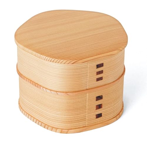 お弁当箱 曲げわっぱ 梅花 弁当箱 秋田杉 770ml 2段 お弁当箱 曲げわっぱ弁当箱 まげわっぱ 男子 大容量 女子 大人 子供 女の子 男の子 スリム おしゃれ 運動会 遠足 麺 丼 木製 プレゼント 実用的