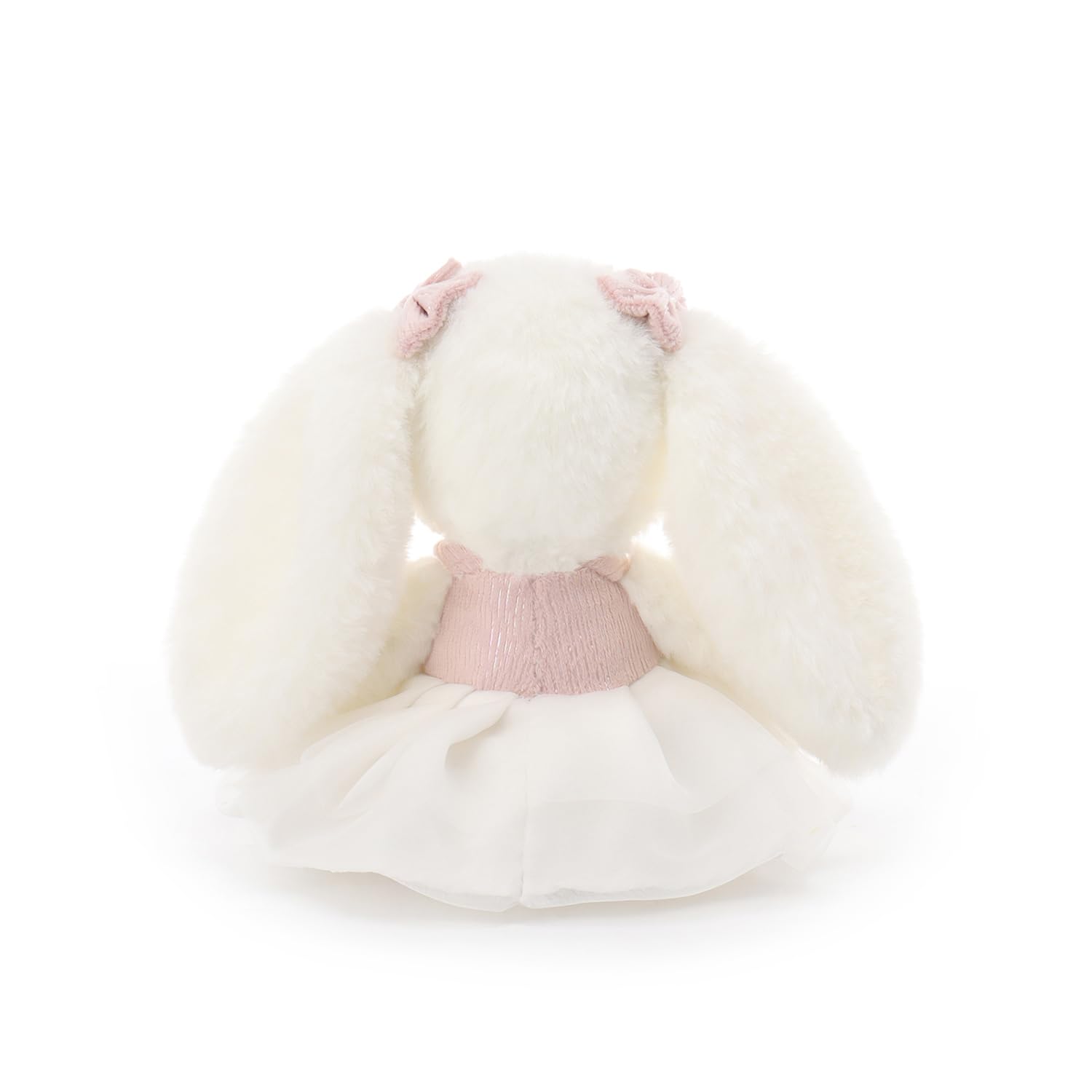 Apricot Lamb Pink Ballet Rabbit Bunny Plushies Stuffed Animals for Baby Girl and Boy Soft Cute Plush Toys for Kids 6.7 Inches - Image 4