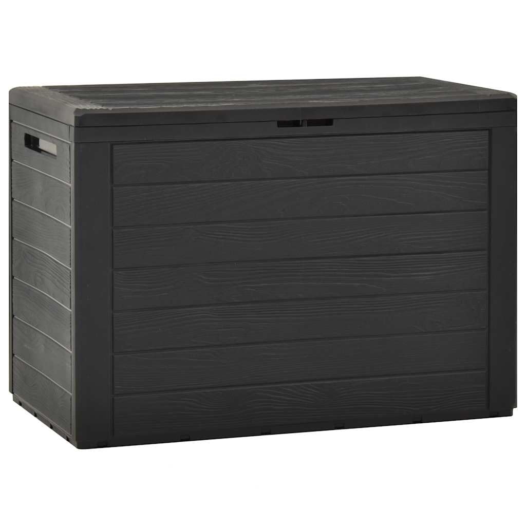 Generico Baule da Giardino Antracite 78x44x55 cm