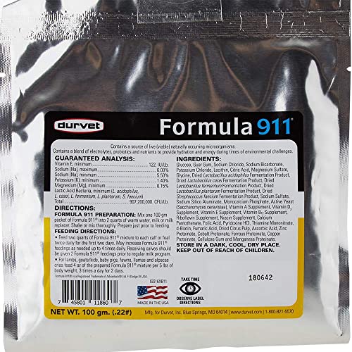 Durvet Formula 911-100 Gram