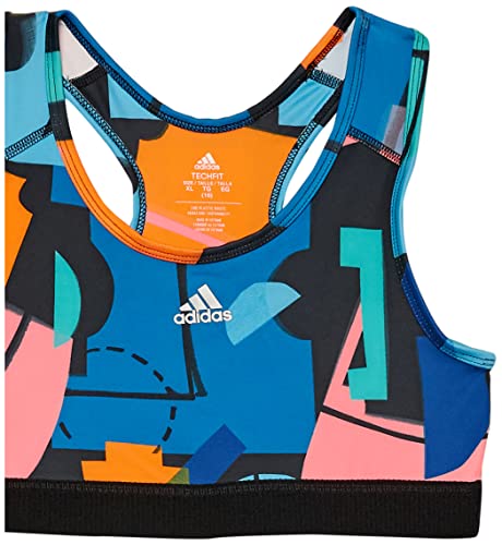 adidas Girls' Aeroready Allover Print Techfit Bra3