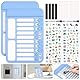 Audab Trocken abwischbare Aufgabendiagramm für Kinder, magnetische Checklistentafel, My Chores Slider Chart to Do Liste, Routine-Belohnungsdiagramm, Aufgaben-Tracker für Zuhause, Kühlschrank, Wand,